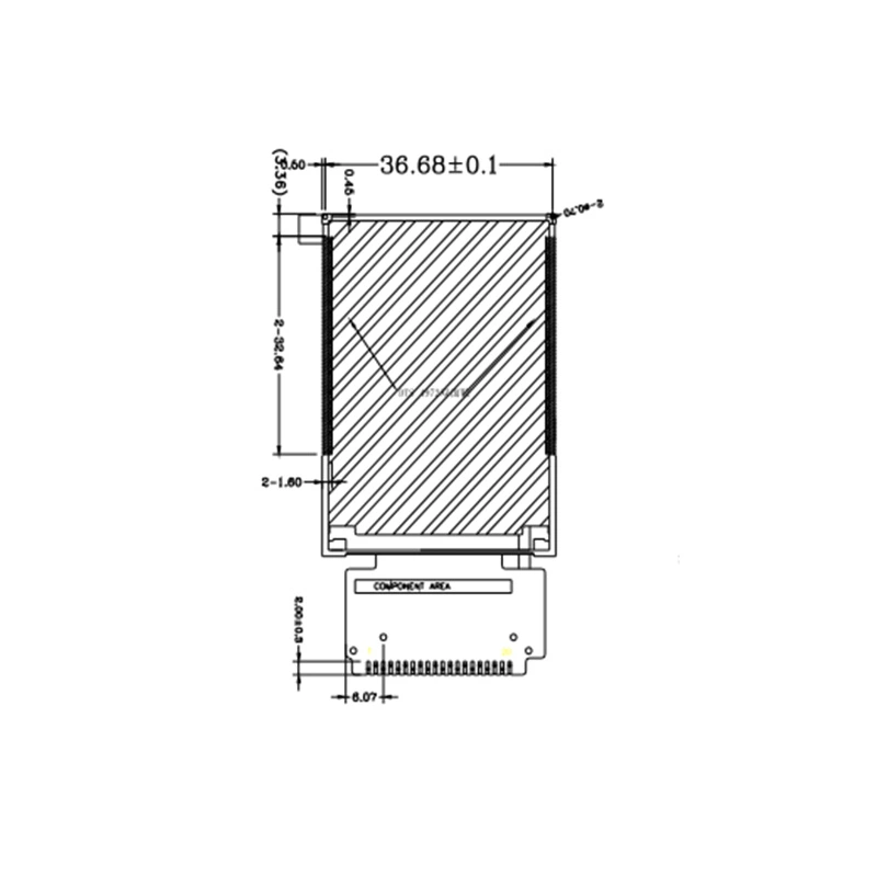 2.0 pouces 176*220 TFT Module d'affichage