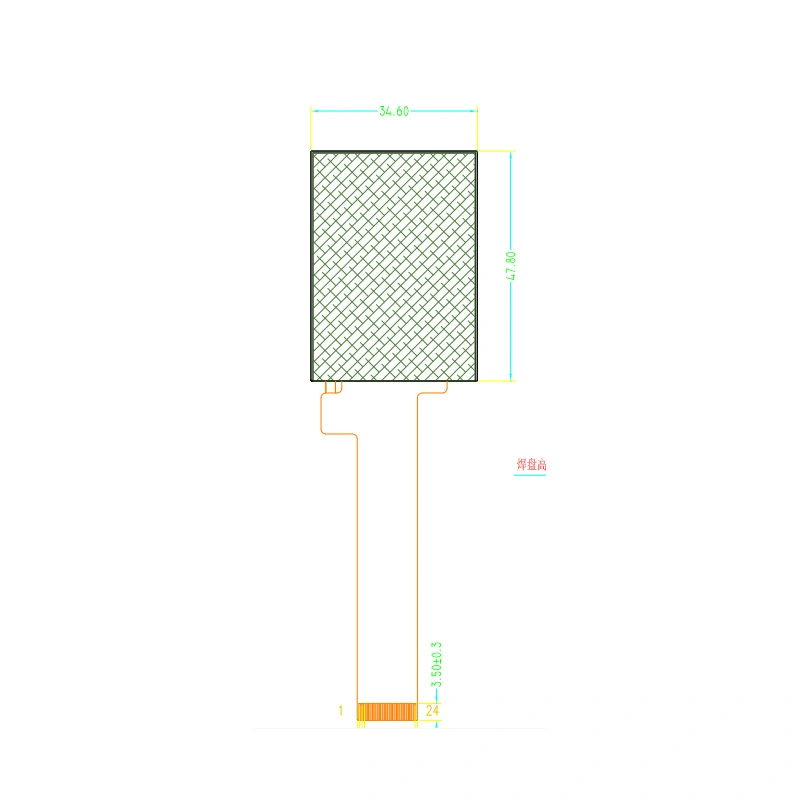 2.0 pouces 240*320 TFT Affichage du module rond