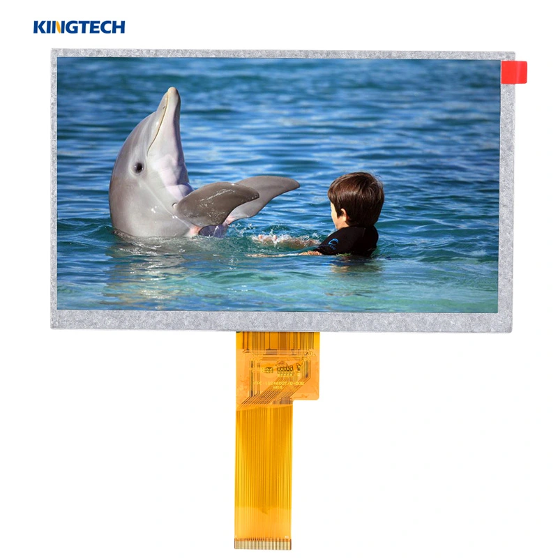 LVDS Interface 7 pouces 1024x600 résolution LCD affichage