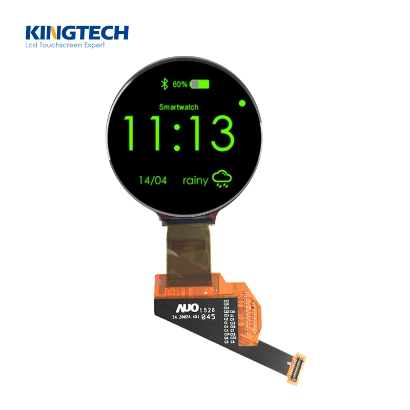 1.39 pouces 400x400 AMOLED écran rond super-mince avec écran multi-tactile et carte MIPI vers HDMI